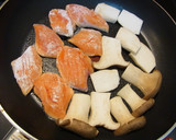 柚子胡椒香る＊鮭とエリンギの焼きびたし＊作り方4写真