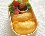 キャラ弁＊簡単♪稲荷deねこちゃん弁当作り方4写真