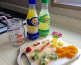 真夏のフルーツでキラキラ✨オランジーナ☆作り方1写真