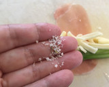アスパラとチーズと生ハムの揚げ生春巻き作り方3写真