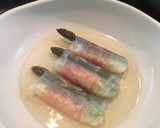 アスパラとチーズと生ハムの揚げ生春巻き作り方6写真