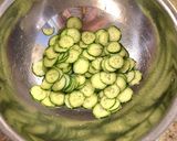 お口直しのあっさりグリーンサラダ♪作り方1写真