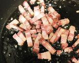 ベーコンとほうれん草の生クリームパスタ作り方3写真