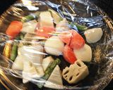 凍り豆腐の豚バラロールと根菜の照り煮作り方5写真