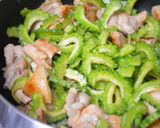 ＊絶品☆鶏肉とゴーヤのにんにく炒め＊作り方7写真