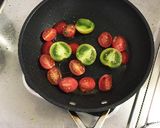 糖質制限ミニトマトとアンチョビのパスタ風作り方1写真