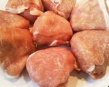 簡単！冷凍焼きおにぎりde肉巻きおむすび作り方3写真