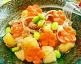 電子レンジで簡単時短♪蒸し肉じゃが♪作り方11写真