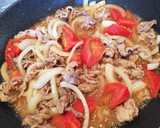 さっぱりトマトと豚の生姜焼き作り方4写真