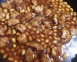 夏バテ防止!大豆と鶏肉煮物!作り方5写真