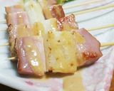 ★わさびマヨのベーコン串&焼きキャベツ★作り方3写真