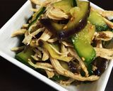 茄子の鶏胸肉の酢の物風さっぱりサラダ！作り方7写真