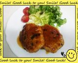 鶏挽肉のつくねバーグ( ･ิω･ิ)作り方6写真