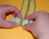 きゅうりで巻き巻き・冷しゃぶサラダ作り方4写真