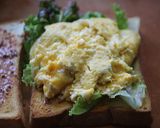 Caたっぷり!しらすチーズオムレツサンド作り方5写真