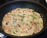 ラディッシュと水菜のベーコンクリーム煮作り方2写真