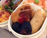 お弁当に♫ひき肉の海苔巻き揚げ☆作り方3写真