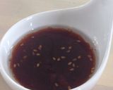 梅ドレで食べるササミと野菜のサラダ作り方5写真