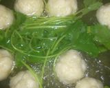 ささみと三つ葉のふわふわお吸い物作り方3写真