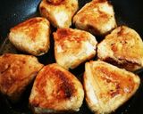 簡単！冷凍焼きおにぎりde肉巻きおむすび作り方5写真