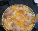 若鳥の濃厚親子丼（二十一穀米）作り方3写真