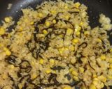 昆布とコーンのレタスチャーハン作り方3写真