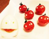 トマト星人♡ゆで卵星人♡キャラ弁にも作り方4写真