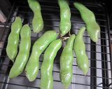 空豆の蒸し焼き作り方1写真