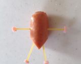 キャラ弁に☆おやすみソーセージちゃん作り方5写真
