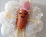 キャラ弁に☆おやすみソーセージちゃん作り方11写真