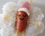 キャラ弁に☆おやすみソーセージちゃん作り方12写真