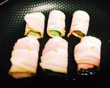 簡単おつまみ キュウリのベーコン巻き作り方1写真