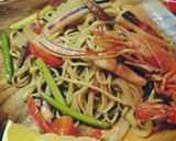 ビーチで食べたい☆海鮮アジアン焼きそば。作り方11写真