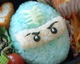 レゴニンジャゴー☆カイ(キャラ弁)作り方7写真