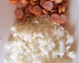 ＊簡単オムライス♡炊飯器でチキンライス＊作り方1写真