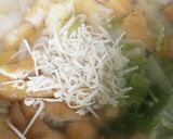 田舎風◆白菜とふしめんの味噌汁◆作り方5写真