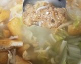田舎風◆白菜とふしめんの味噌汁◆作り方6写真