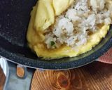 エビピラフでオムライス　オーロラソースで作り方7写真