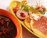 いちじく＊生ハム☆ホットケーキのランチ作り方14写真
