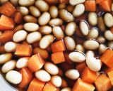 大豆と人参の二色で大豆煮作り方3写真