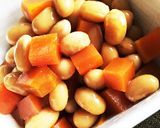 大豆と人参の二色で大豆煮作り方6写真