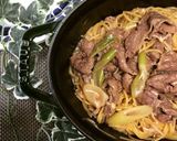 ワンポットパスタ ですき焼きパスタ作り方5写真
