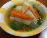 冷蔵庫掃除も♪餃子スープ作り方3写真