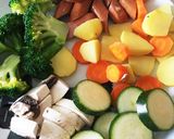 トマトクリームソースで野菜グラタン作り方1写真