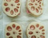れんこんの洋風はさみ揚げ天ぷら❗作り方6写真
