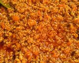 カレー風味のケチャップそぼろ作り方8写真