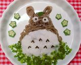 トトロ蕎麦＆オラフ素麺♡孫っちのランチ♡作り方1写真