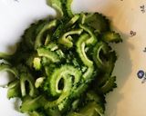 簡単♪さっぱりゴーヤ明太マヨサラダ作り方1写真