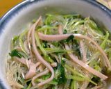豆苗・春雨の中華風和え★作り方3写真