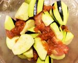 レンジで簡単！鶏肉とナスの梅風味蒸し作り方4写真